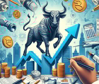 a man is holding a pen and looking at a bull
