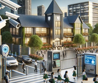 Advanced security technology in a school setting