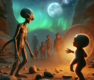 contacto alienigena neandertales