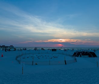Clearwater Beach Sunset Colors, Florida