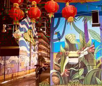 Graffiti in the streets of Bukit Bintang