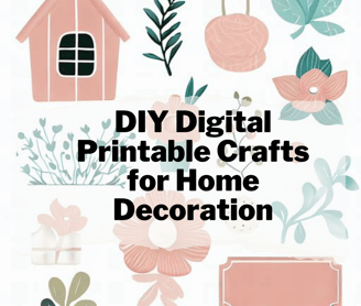 DIY Digital Printable Crafts for Home Decoration