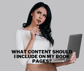 What Content Should I Include on My Book Pages?