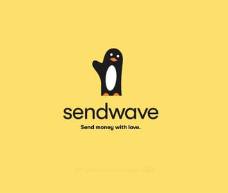 a penguin with a penguin on it's back ground