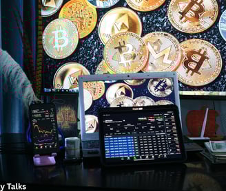 A pic showing Crypto bacground