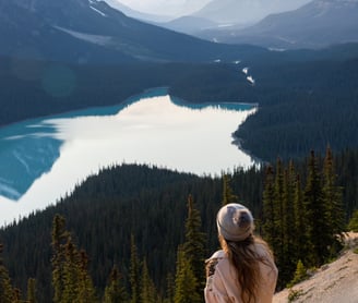 Solana at Peyto lake