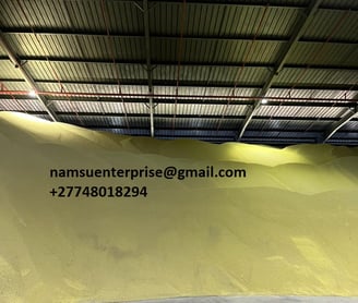 Sulphur Granules stock