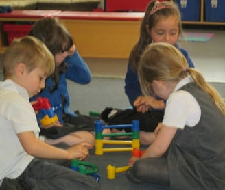 Children building