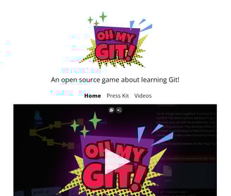 juegos de programación oh my git