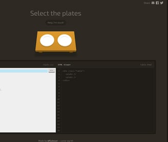 juego de programación css diner