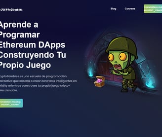 Juegos de programación Cryptozombies