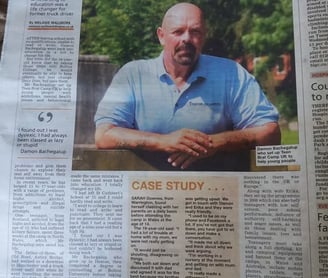 teencampsuk newspaper story teen camps
