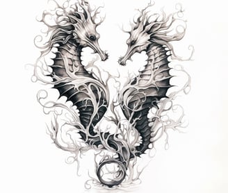 seahorse tattoo