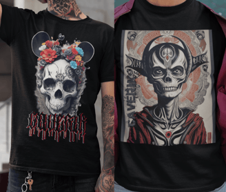 Arte Urbana nas Camisas da Cavérik: Tattoo Week