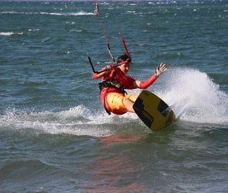 kitesurfing tricks