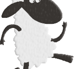 un mouton qui court