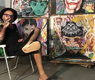 Bem-vindo à galeria de pinturas virtual de Sérgio Astral, onde cada obra de arte conta uma história única.