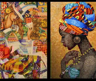 Glass Mosaic Mural , Custom Mosaic Mural