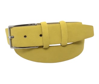 Lemon suede man belt