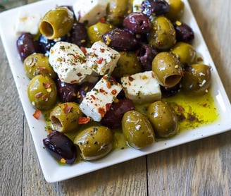 Olives - Cheese - Oil