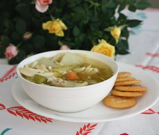 Candice Little's family chicken soup recipe