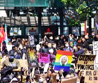 Manifestación Woke