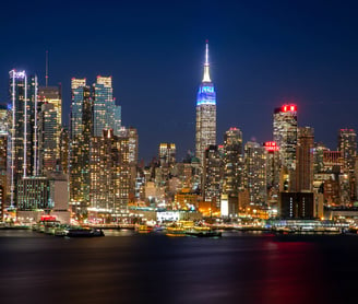 a city skyline with a view of the city skyline