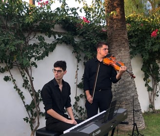 Músicos en ceremonia civil