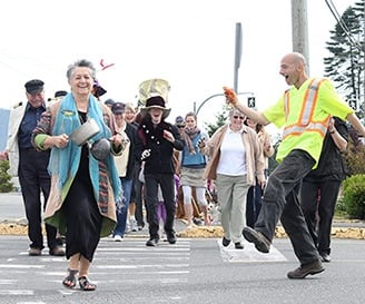 Happy Parade on Sooke Rd