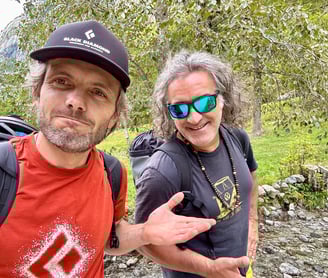 Mountain Guides Davide Spini and Giovanni Ongaro