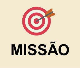um alvo e abaixo Missão
