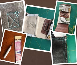 coutures de solidité d'une création artisanale