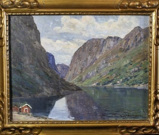 August Johannessen 1866-1944. Norway Ford