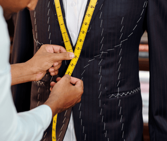 a man in a suit for fitting session