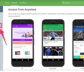 a group of three mobile phones with the same app