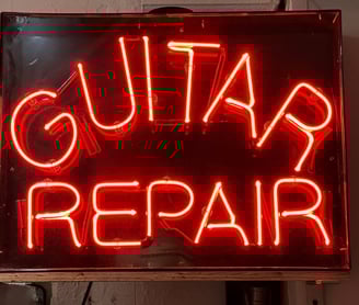 GUITAR REPAIR neon sign