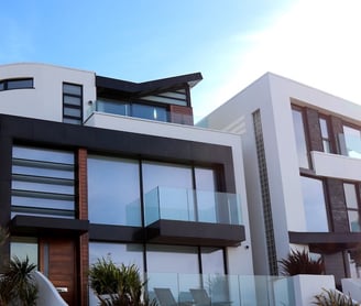 Baulstrade balcony on house