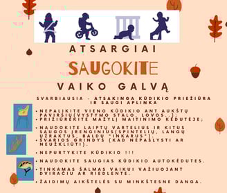 Vaikų galvos traumos