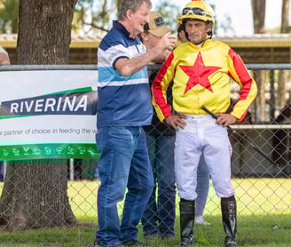 Riverina signage in the mounting yard