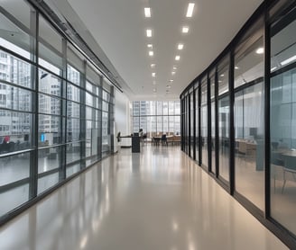 gray concrete wall inside building