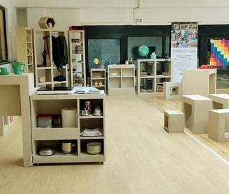 Muebles de cartón