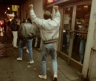 Tokyo Arcade, July 1981: High Score Celebration