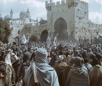 Arab Protest in Jerusalem, 1917