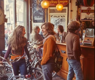 Downtown Amsterdam, 1973