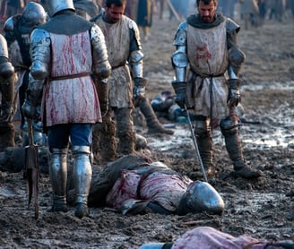 Kortrijk Fields, Flanders, July 11, 1302: Aftermath of Victory.