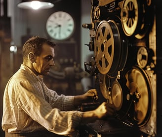 Projection Room, Tuschinski Theater, 1921