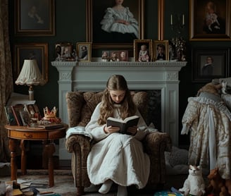 Young Princess Wilhelmina in nursery, reflecting royal destiny and Dutch legacy.