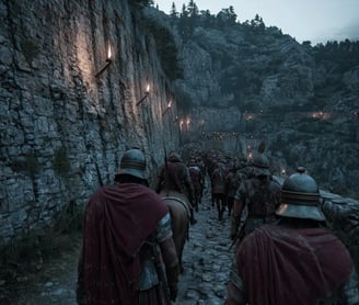 Retreat Toward Pharsalus, Twilight 48 BC