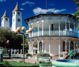 Puerto Plata City Park Cruise Terminal Fountain Melody Village Cable Car
