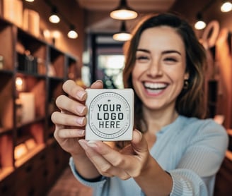 Client recevant un produit personnalisé dans un magasin illustration d'une expérience d'achat unique